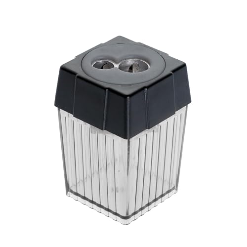 ALCO Doppelspitzdose, schwarz/transparent von Alco-Albert