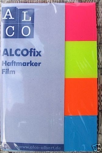ALCO fix 6832 Haftmarker Film Haftnotizen 160 Streifen von Alco-Albert