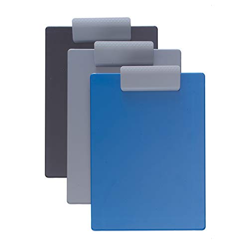 Alco-Albert 5512-15 - Schreibplatte Varioklemme aus Kunststoff, blau, 1 Stück von Alco-Albert