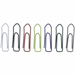 Briefklammern Color, PG=500ST, Plastikdose, 26mm lang Briefklammern Color, PG=500ST, Plastikdose, 26mm lang von Alco-Albert