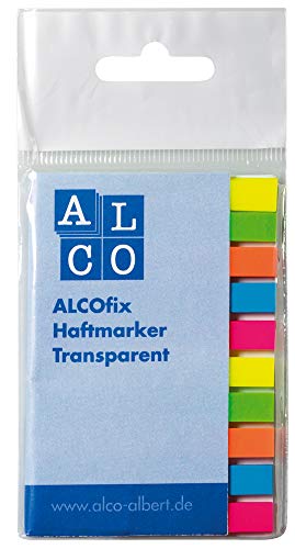 Haftmarker ALCOfix transparent sortiert 10x40 StŸck von Alco-Albert