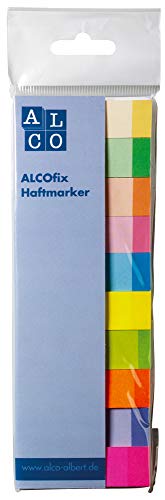 Haftmarker ALCOfix transparent sortiert 10x50 StŸck von Alco-Albert