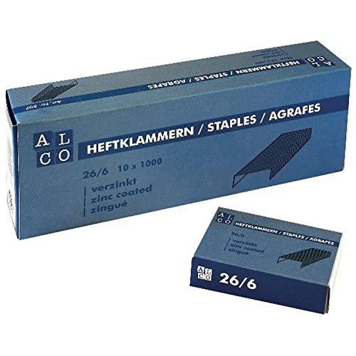 Heftklammern, Heftklammern-Typ 26/6, Packungsinhalt (Menge und Art) 1000 von Alco-Albert