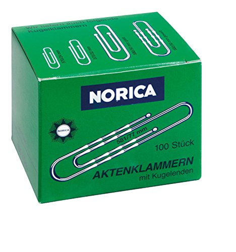 ALCO-Albert 2262 - Briefklammern mit Kugelenden, geschwellt, 77 mm, 100 Stück ALCO-Albert 2262 - Briefklammern mit Kugelenden, geschwellt, 77 mm, 100 Stück von Alco-Albert