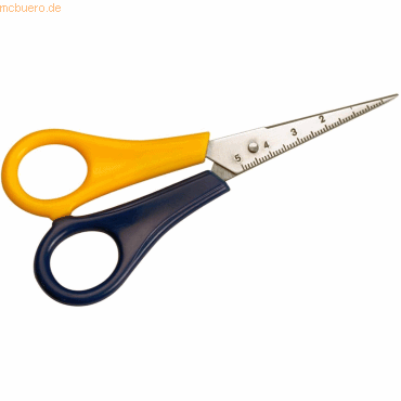 12 x Alco Bastelschere für Rechtshänder 13,5 cm blau/gelb 12 x Alco Bastelschere für Rechtshänder 13,5 cm blau/gelb von Alco