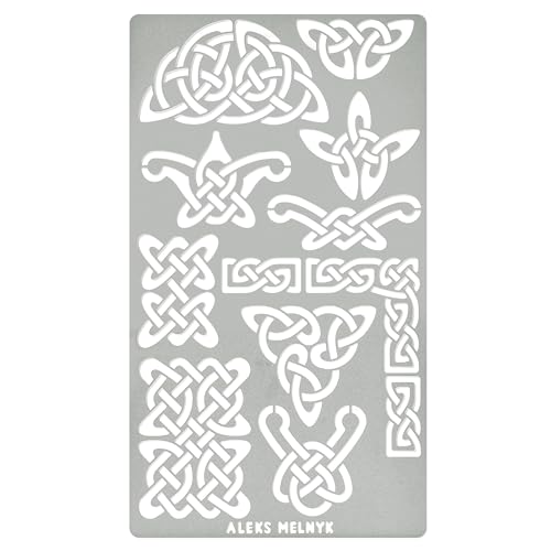 Aleks Melnyk #37.1 Keltischer Knoten, Bordüre Schablone Möbel, Metall Designer Stencil Vorlagen Painting, Ornamente Vintage, Wikinger Dekoration, Brandmalerei, Gravur, Wikinger Bild, Malen, 1 Stück Aleks Melnyk #37.1 Keltischer Knoten, Bordüre Schablone Möbel, Metall Designer Stencil Vorlagen Painting, Ornamente Vintage, Wikinger Dekoration, Brandmalerei, Gravur, Wikinger Bild, Malen, 1 Stück von Aleks Melnyk