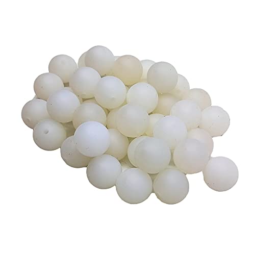 Alenybeby 100stk Clear Color 9mm Silicone Pearl Beads for Adult Keychain Woman Bracelet Jewelry Beading Kit DIY Craft Accessory Home decoration Necklace Alenybeby 100stk Clear Color 9mm Silicone Pearl Beads for Adult Keychain Woman Bracelet Jewelry Beading Kit DIY Craft Accessory Home decoration Necklace von Alenybeby