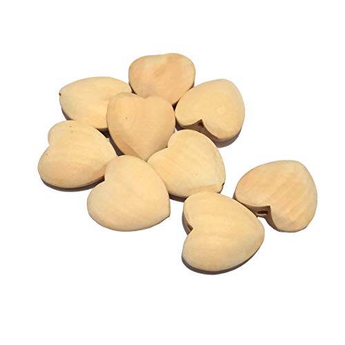 Alenybeby 20 Stück natürliche unlackierte Holzherzen, 30 mm, Holzherz für Schlüsselanhänger, umweltfreundliche Holzhandmaterialien, DIY, Perlen, Bastelzubehör Alenybeby 20 Stück natürliche unlackierte Holzherzen, 30 mm, Holzherz für Schlüsselanhänger, umweltfreundliche Holzhandmaterialien, DIY, Perlen, Bastelzubehör von Alenybeby