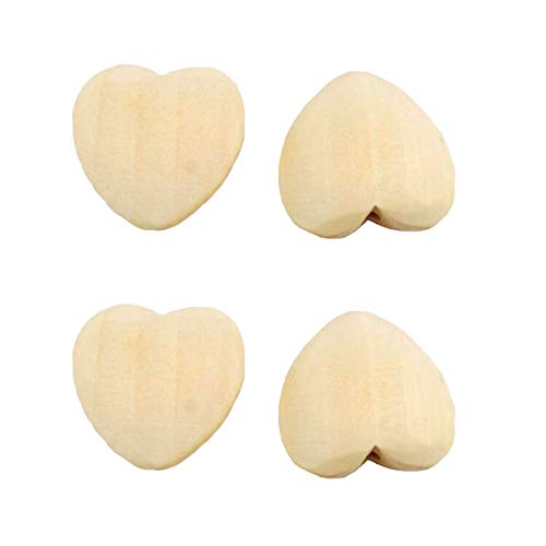 Alenybeby 20stk Natürliche 20mm Unfinished Holz Herzen Perlen mit Löchern Holz Übergabe Abstandshalter Perlen Materialien DIY Perlen Handwerk Zubehör Alenybeby 20stk Natürliche 20mm Unfinished Holz Herzen Perlen mit Löchern Holz Übergabe Abstandshalter Perlen Materialien DIY Perlen Handwerk Zubehör von Alenybeby