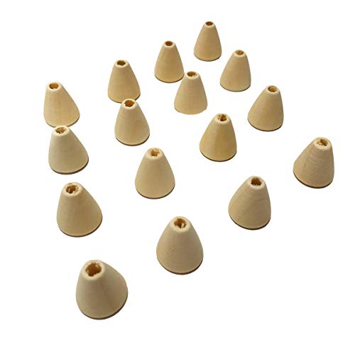 Alenybeby 30stk Unregelmäßige Holz Kegel Perlen Holz Pyramide Perlen für die Herstellung Armband Halskette Handgemachte DIY Perlen Handwerk Zubehör Alenybeby 30stk Unregelmäßige Holz Kegel Perlen Holz Pyramide Perlen für die Herstellung Armband Halskette Handgemachte DIY Perlen Handwerk Zubehör von Alenybeby