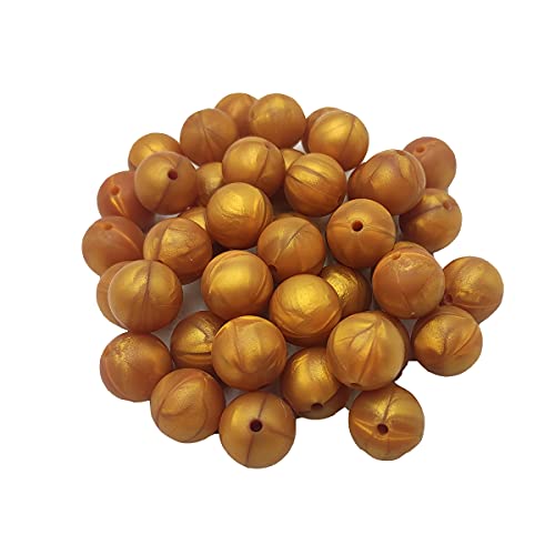 Alenybeby 50pcs Metallic Gold Color Silikon Perle 12mm Runde Silikon Perlen Halskette Armband für Schlüsselanhänger Herstellung Erwachsene Schmuck Halskette Armband Handwerk Herstellung Alenybeby 50pcs Metallic Gold Color Silikon Perle 12mm Runde Silikon Perlen Halskette Armband für Schlüsselanhänger Herstellung Erwachsene Schmuck Halskette Armband Handwerk Herstellung von Alenybeby