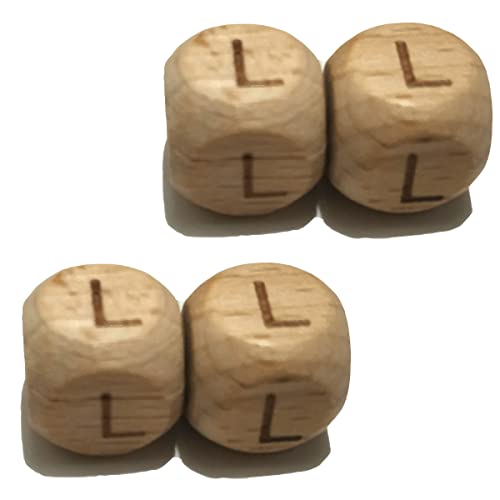 Alenybeby Quadratische Holzperlen mit Buchstaben L, 12 mm, Buchenholz, Alphabet-Perlen, Zubehör mit 3,5 mm Loch für Schlüsselanhänger, Namen, DIY, Perlen, Schmuck, 50 Stück Alenybeby Quadratische Holzperlen mit Buchstaben L, 12 mm, Buchenholz, Alphabet-Perlen, Zubehör mit 3,5 mm Loch für Schlüsselanhänger, Namen, DIY, Perlen, Schmuck, 50 Stück von Alenybeby