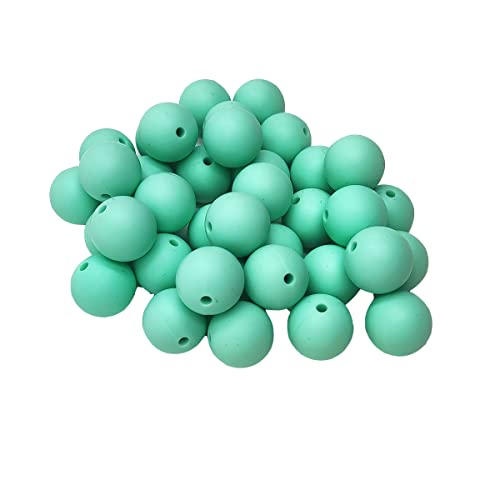 Alenybeby Runde Silikon-Perlen für Stift, 12 mm mit 2 mm Loch, 100 Stück, einfarbig, Bastelgummi, runde Perlen für Schlüsselanhänger, Aruba-Blau, 12 Stück Alenybeby Runde Silikon-Perlen für Stift, 12 mm mit 2 mm Loch, 100 Stück, einfarbig, Bastelgummi, runde Perlen für Schlüsselanhänger, Aruba-Blau, 12 Stück von Alenybeby