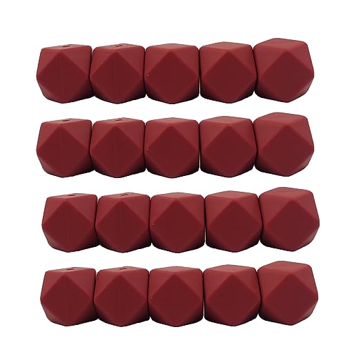 Alenybeby Sechseckige Silikon-Perlen, Kugeln, 14 mm, lose, geometrische Sechseck-Perlen für Schlüsselanhänger, Mutter, Schlüsselband, Schmuckherstellung, 50 Stück, Kastanienbraun, 14 Stück Alenybeby Sechseckige Silikon-Perlen, Kugeln, 14 mm, lose, geometrische Sechseck-Perlen für Schlüsselanhänger, Mutter, Schlüsselband, Schmuckherstellung, 50 Stück, Kastanienbraun, 14 Stück von Alenybeby