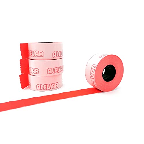 26 x 16 Eckverbinder Blister 10 Rollen Etiketten für Preise Rot Permanent 26 x 16 Eckverbinder Blister 10 Rollen Etiketten für Preise Rot Permanent von Alevar