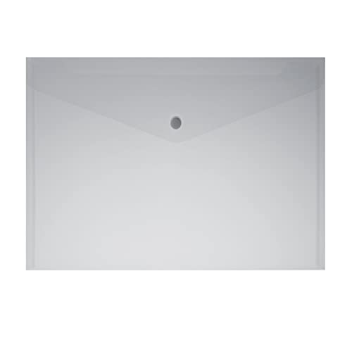 A4-Umschläge mit Klettverschluss, transparent, Packung 5 Stück A4-Umschläge mit Klettverschluss, transparent, Packung 5 Stück von Alevar