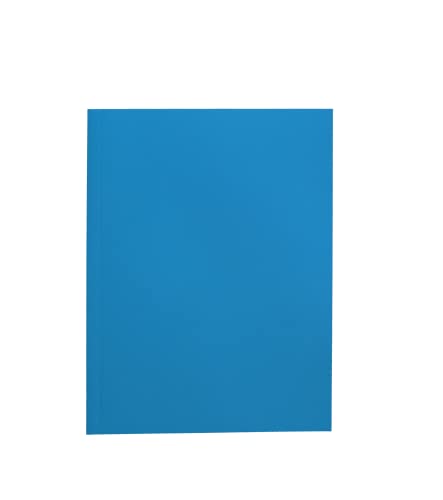 Einfache Mappen aus Karton Bristol 270 g – 25 x 34 cm, Packung mit 50 Stück, hellblau von Alevar