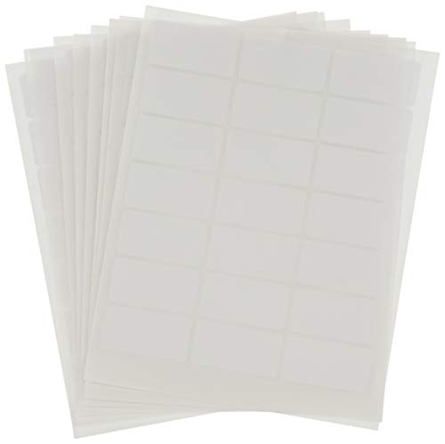 Alevar 210 Mehrzweck-Klebeetiketten mit abgerundeten Ecken, Format 37 x 19 mm, 21 weiße Etiketten pro Blatt, Packung mit 10 Blatt Alevar 210 Mehrzweck-Klebeetiketten mit abgerundeten Ecken, Format 37 x 19 mm, 21 weiße Etiketten pro Blatt, Packung mit 10 Blatt von Alevar