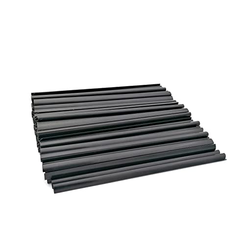 Alevar Dorsini Klemmschienen, Format A4, Durchmesser 8 mm, Kapazität 40 Blatt, Farbe Schwarz, Packung mit 100 Stück Alevar Dorsini Klemmschienen, Format A4, Durchmesser 8 mm, Kapazität 40 Blatt, Farbe Schwarz, Packung mit 100 Stück von Alevar