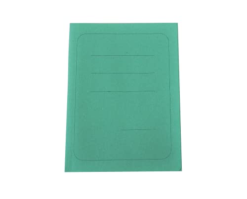 Einfache Mappe mit Aufdruck aus Spanpapier, 145 g, 25 x 34 cm, Packung mit 100 Stück, Grün von Alevar