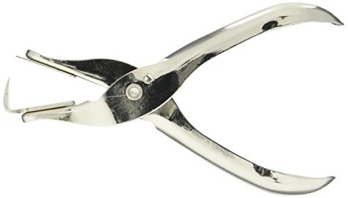 Alevar Klammerentferner aus verchromtem Metall mit rutschfestem Griff, Farbe Silber, 1 Stück Alevar Klammerentferner aus verchromtem Metall mit rutschfestem Griff, Farbe Silber, 1 Stück von Alevar