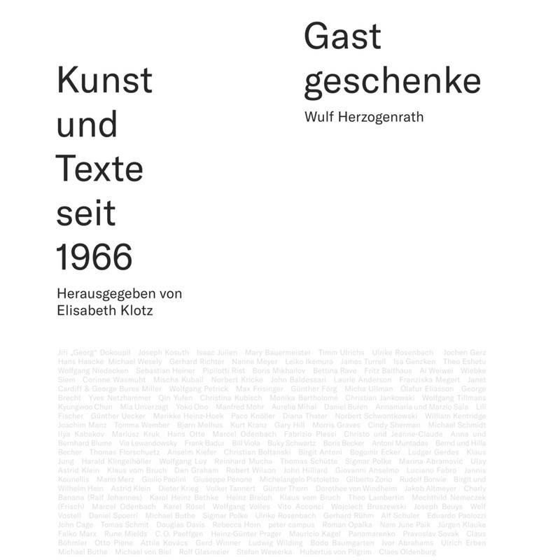 Gastgeschenke - Kunst Und Texte Seit 1966 - Wulf Herzogenrath, Kartoniert (TB) von Alexander Verlag
