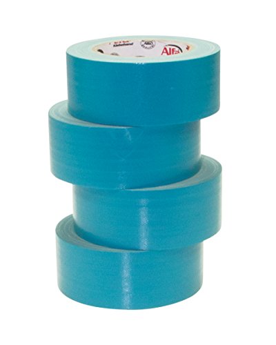 Alfa 4x UV-beständiges Klebeband Gewebeband blau 50 mm x 25 m Panzer-Tape Duct Tape von Alfa