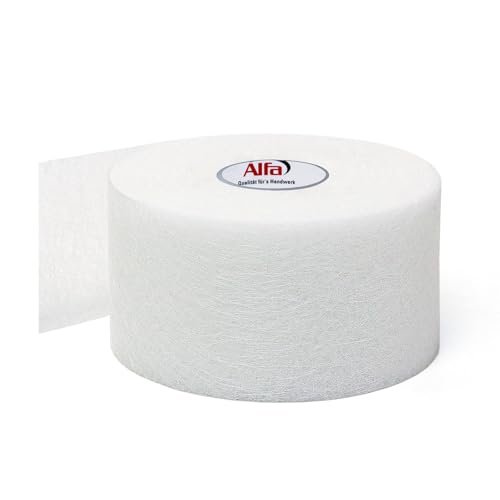 5x Alfa Glasfaser Fugendeckstreifen 50 mm x 25 m Profi-Qualität Bewehrungsstreifen für die Verspachtelung von Gipskartonplatten von Alfa