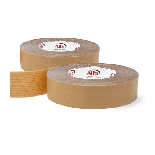 Alfa 2x Sockelleisten Klebeband 30 mm x 50 m doppelseitiges Klebeband mit hoher Anfangs-/Dauerklebkraft zur Montage von Sockelleisten Alfa 2x Sockelleisten Klebeband 30 mm x 50 m doppelseitiges Klebeband mit hoher Anfangs-/Dauerklebkraft zur Montage von Sockelleisten von Alfa