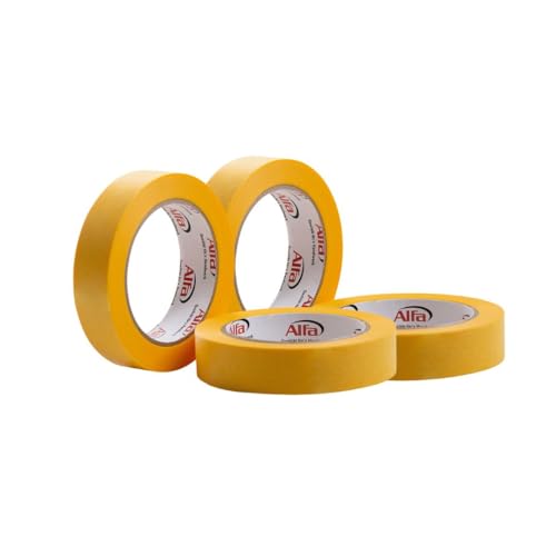 Alfa 4x FineLine GOLD Washi Tape 25 mm x 50 m Profi-Qualität dünnes imprägniertes japanisches Reispapierband PREMIUM-Klebeband Alfa 4x FineLine GOLD Washi Tape 25 mm x 50 m Profi-Qualität dünnes imprägniertes japanisches Reispapierband PREMIUM-Klebeband von Alfa