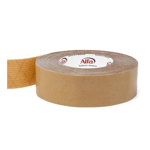 Alfa 6x Sockelleisten Klebeband 40 mm x 50 m doppelseitiges Klebeband mit hoher Anfangs-/Dauerklebkraft zur Montage von Sockelleisten Alfa 6x Sockelleisten Klebeband 40 mm x 50 m doppelseitiges Klebeband mit hoher Anfangs-/Dauerklebkraft zur Montage von Sockelleisten von Alfa