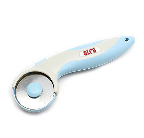 Alfa A6087 Stoffschneider, 1, Weiß/Blau, 47 mm Alfa A6087 Stoffschneider, 1, Weiß/Blau, 47 mm von Alfa