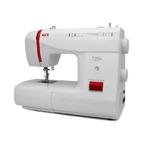 Alfa Basic 720 – Nähmaschine, 9 Designs Stichbreite, Motor 70 W, Weiß Alfa Basic 720 – Nähmaschine, 9 Designs Stichbreite, Motor 70 W, Weiß von Alfa