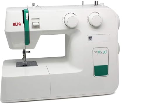 Alfa Nähmaschine, Weiß, 30 x 19 x 37 cm Alfa Nähmaschine, Weiß, 30 x 19 x 37 cm von Alfa