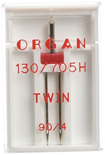Alfa-Organ Zwillingsnadel für Nähmaschine nº90, Edelstahl Alfa-Organ Zwillingsnadel für Nähmaschine nº90, Edelstahl von Alfa