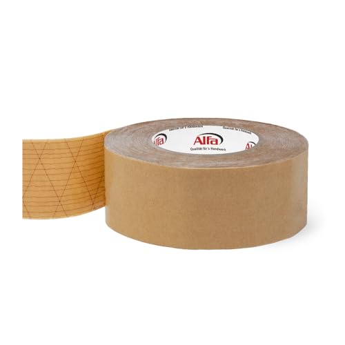Alfa 1x Sockelleisten Klebeband 50 mm x 50 m doppelseitiges Klebeband mit hoher Anfangs-/Dauerklebkraft zur Montage von Sockelleisten Alfa 1x Sockelleisten Klebeband 50 mm x 50 m doppelseitiges Klebeband mit hoher Anfangs-/Dauerklebkraft zur Montage von Sockelleisten von Alfa
