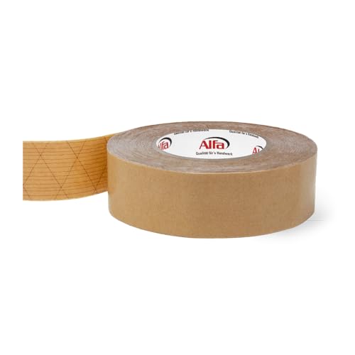 Alfa 1x Sockelleisten Klebeband 40 mm x 50 m doppelseitiges Klebeband mit hoher Anfangs-/Dauerklebkraft zur Montage von Sockelleisten von Alfa
