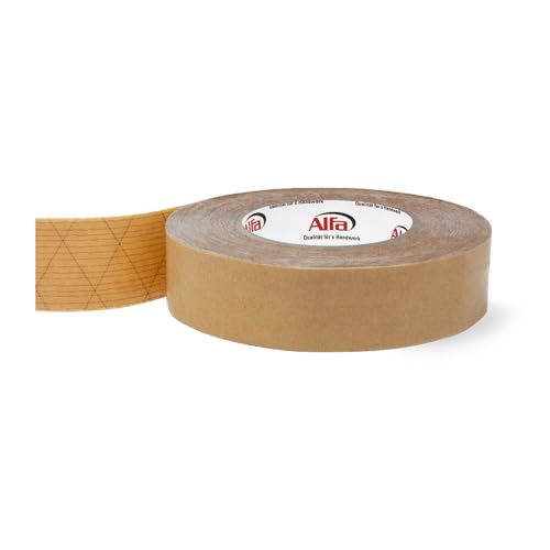 Alfa 1x Sockelleisten Klebeband 30 mm x 50 m doppelseitiges Klebeband mit hoher Anfangs-/Dauerklebkraft zur Montage von Sockelleisten Alfa 1x Sockelleisten Klebeband 30 mm x 50 m doppelseitiges Klebeband mit hoher Anfangs-/Dauerklebkraft zur Montage von Sockelleisten von Alfa