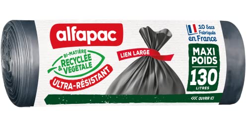 Alfapac Maxi-Gewichtbeutel, 130 l, 10 Stück von Alfapac