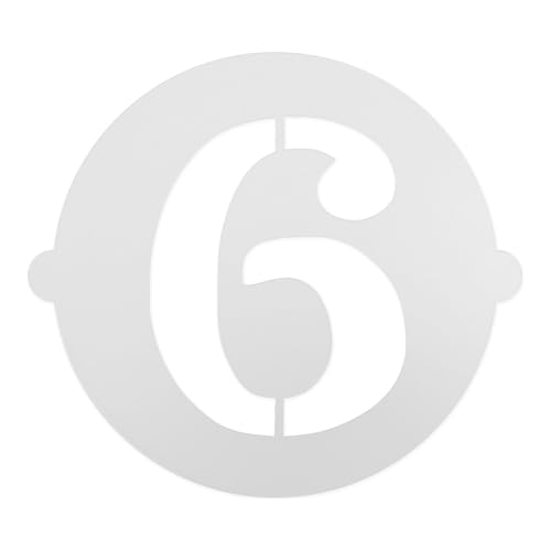 Algon Schablone für Geburtstagskuchen, Weiß, Nummer 6 Algon Schablone für Geburtstagskuchen, Weiß, Nummer 6 von Algon