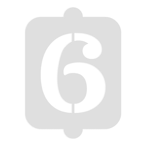 Algon Schablone für Geburtstagskuchen, Weiß, Nummer 6 Algon Schablone für Geburtstagskuchen, Weiß, Nummer 6 von Algon