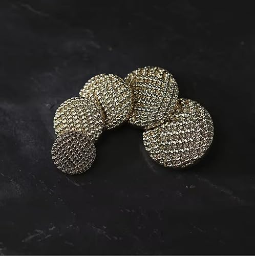 5 Stück Vintage gewebte Metall schwarz gold dekorative Nähknöpfe für Kleidung Mode Jacken 5 Stück Vintage gewebte Metall schwarz gold dekorative Nähknöpfe für Kleidung Mode Jacken von Alice_Star