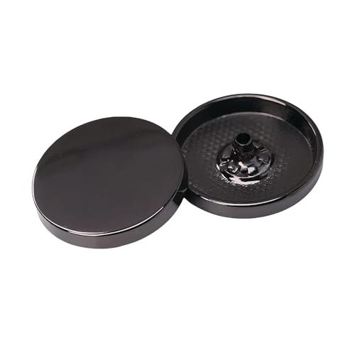 5 Stück dicke, verstellbare Mehrzweck-Druckknöpfe aus Metall, flache Metallknöpfe für Mäntel, Jacken, DIY-Projekte, Uniformen und Arbeitskleidung von Alice_Star