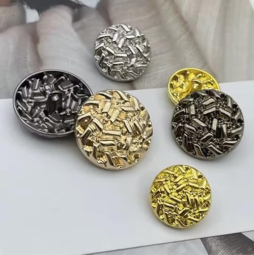 Runde Metallknöpfe im Vintage-Stil, für Kleidung, Mantel, Jacke, handgefertigt, Nähen, DIY-Zubehör, 5 Stück Runde Metallknöpfe im Vintage-Stil, für Kleidung, Mantel, Jacke, handgefertigt, Nähen, DIY-Zubehör, 5 Stück von Alice_Star