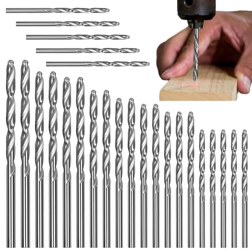 25pcs HSS Professional Spiralbohrer, Holzspiralbohrer-Set, Metall Micro Bohrer Set, Holzbohrer Set für Weich- und Hartholz, Elektrisches Bohrwerkzeug für Holz Kunststoff 25pcs HSS Professional Spiralbohrer, Holzspiralbohrer-Set, Metall Micro Bohrer Set, Holzbohrer Set für Weich- und Hartholz, Elektrisches Bohrwerkzeug für Holz Kunststoff von Alicer