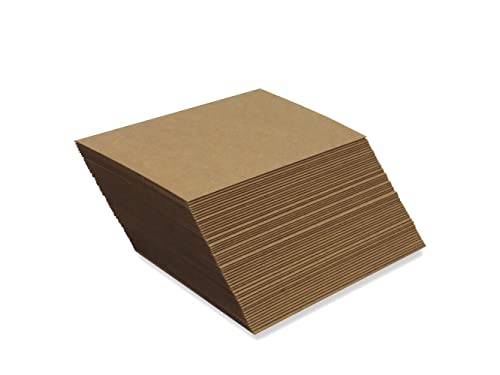 50 Blätter Nature-eco Kraftpapier 8x14cm Kraftkarton 380 g stabil, extra stark, Kreativpapier Kreativkarton Exklusive Qualität, Recyclingpapier, elegante feste Optik (50, 8 x 14 cm) von Alimpia