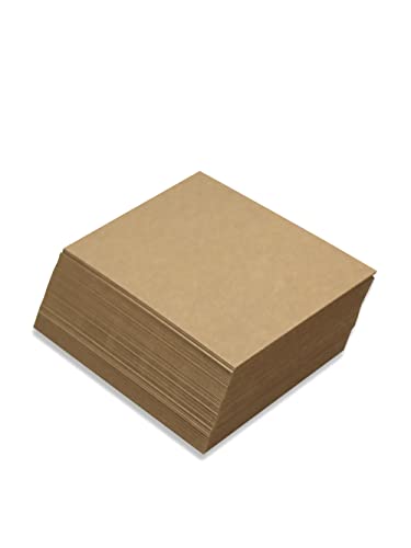 Blätter Nature-eco Kraftpapier DIN A6, 10,5 x 14,8 cm Kraftkarton 380 g stabil, extra stark, Bastelbogen, Bastelkarten, DiY, Exklusive Qualität, Recyclingpapier, Elegante Feste Optik von Alimpia