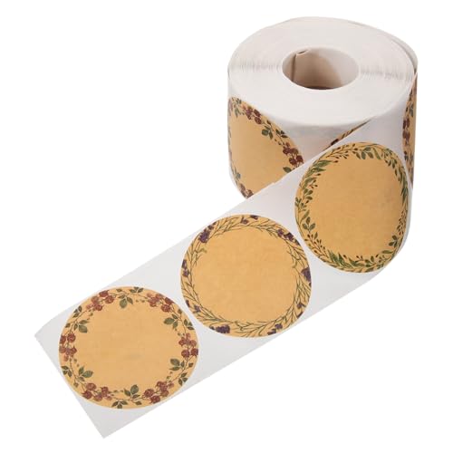 1 Rolle Wickelaufkleber mit Blumenmuster Selbstklebende für Tüten Karten und Umschläge pro für und Dekoration von Alipis