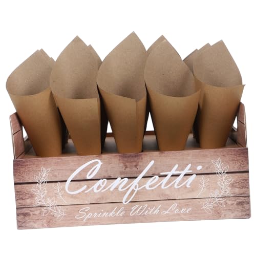 Alipis Konfetti-kegelhalter-box-set Für Hochzeiten Und Partys Gepunktete Papierkegel Für Dekorative Gastgeschenkkegel Alipis Konfetti-kegelhalter-box-set Für Hochzeiten Und Partys Gepunktete Papierkegel Für Dekorative Gastgeschenkkegel von Alipis