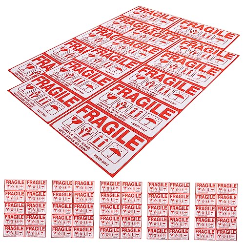 1 Satz Selbstklebende Fragile Aufkleber Warnetiketten Für Sicheren Versand Verpackung Stabile Langlebige Etiketten Für Zerbrechliche 20 Blatt 1 Satz Selbstklebende Fragile Aufkleber Warnetiketten Für Sicheren Versand Verpackung Stabile Langlebige Etiketten Für Zerbrechliche 20 Blatt von Alipis